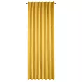 Zasłona musztardowa zaciemniająca 140x300 cm taśma imitująca flex MILAN Eurofirany
