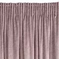 Zasłona różowa ze wzorem marmurku z welwetu 140x270 cm taśma RIVA Eurofirany