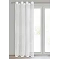 Firana biała z siateczki niewymagająca prasowania 140x250 cm przelotka CINDY Eurofirany