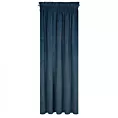 Zasłona granatowa z ekskluzywnego matowego welwetu 140x270 cm taśma VILLA Eurofirany