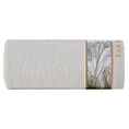 Ręcznik do rąk 30x50 cm bawełniany kolor beżowy z designerską bordiurą 500 g/m2 EVA 17 Eva Minge Eurofirany