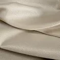 Poszewka szyta beżowo złota z gładkiej tkaniny przeplatanej błyszczącą lureksową nicią