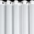 Firana biała matowa z tkaniny szyfonowej 400x250 cm przelotka DEBRA Eurofirany