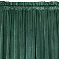 Zasłona ciemnoturkusowa z gładkiego welwetu 140x300 cm taśma PIERRE Eurofirany