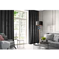 Zasłona czarna z tkaniny welwetowej 135x300 cm taśma ROSA Design 91 Eurofirany