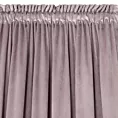 Zasłona pudrowo różowa z matowego welwetu 140x270 cm taśma MELANIE Eurofirany