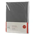 Prześcieradło z gumką 160x200 cm z mikrowłókna kolor stalowy 90 g/m2 SOFT Design 91 Eurofirany