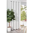 Zasłona biała z tkaniny welurowej 420x260 cm przelotka - Dora Eurofirany