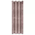 Zasłona pudrowo różowa z ekskluzywnego matowego welwetu 140x250 cm przelotka RIA Diva Line Eurofirany