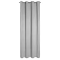 Zasłona szara zaciemniająca o strukturze drobnej krateczki 140x250 przelotka AMARO Eurofirany