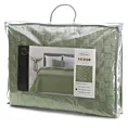 Narzuta welwetowa jasnozielona 170x210 cm pikowana metodą hot press SOFIA 4 EUROFIRANY PREMIUM