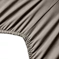 Prześcieradło z gumką 100x200 cm z mikrowłókna kolor jasnoszary 90 g/m2 SOFT Design 91 Eurofirany