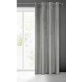 Zasłona popielata z matowego welwetu 140x250 cm przelotka FARGO Eurofirany