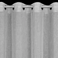Zasłona srebrna o strukturze deszczyku z etaminy 140x250 cm przelotka ANGELICA Eurofirany