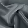 Poszewka szyta popielata z gładkiej tkaniny typu blackout
