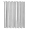 Firana biała z tkaniny w prążki przeplatane błyszczącą nicią 300x250 cm przelotka NOELIA Eurofirany