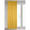 Zasłona musztardowa zaciemniająca 140x300 cm taśma imitująca flex MILAN Eurofirany