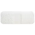 Ręcznik do rąk 30x50 cm bawełniany kolor kremowy z welwetową bordiurą 500 g/m2 JESSI Eurofirany