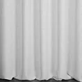Zasłona szyta na taśmie 5 cm biała z tkaniny szenilowej o wyraźnym splocie