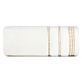 Ręcznik do rąk 30x50 cm bawełniany kolor kremowy z delikatną ozdobną bordiurą 500 g/m2 AMANDA Eurofirany