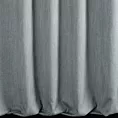 Zasłona szyta na taśmie 5 cm popielata z tkaniny o naturalnym splocie z efektem melanżu