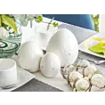 Figurka dekoracyjna EGG biała pisanka wielkanocna z dolomitu Eurofiarny