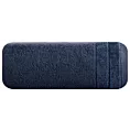Ręcznik kąpielowy 50x90 cm bawełniany kolor granatowy z welwetową bordiurą 500 g/m2 DAMLA Eurofirany