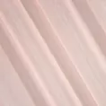Rebecca różowa firana z etaminy o strukturze deszczyku na przelotkach 140x250 cm Eurofirany