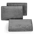 Ręcznik do rąk 30x30 cm z mikrofibry kolor grafitowy szybkoschnący 380 g/m2 AMY Eurofirany