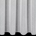 Tkanina firanowa z efektem deszczyku wykończona szwem obciążającym Eurofirany