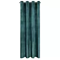 Zasłona ciemnoturkusowa z matowego welwetu 140x250 cm przelotka MELANIE Eurofirany
