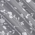 Tkanina firanowa miękk, żakardowa z motywem kwiatów, Eurofirany