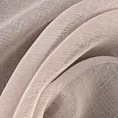 Roleta rzymska pudrowo różowa z cienkiej matowej etaminy, wykończona obciążnikiem