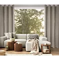 Zasłona ciemnobeżowo, szampańska z tkaniny typu blackout 140x250 cm przelotka OLETA Eurofirany
