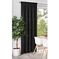 Zasłona czarna z tkaniny welurowej 420x260 cm tunel Dora Eurofirany