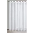 Firana biała z lekkiej i gładkiej matowej etaminy, półtransparentna 350x250 cm przelotka LANA Eurofirany