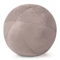 Poduszka dekoracyjna w formie kuli średnica 24 cm welwetowa pudrowa GAJA Eurofirany