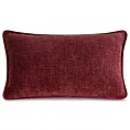 Poszewka na poduszkę 30x50 cm bordowa z szenilowej garbowanej tkaniny ROSI Eurofirany