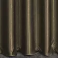 Zasłona szyta na taśmie fala VEGAS brązowa z gładkiej, zaciemniającej tkaniny z wyraźnym splotem