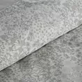 Pościel 140x200 cm z satyny bawełnianej kolor biały, szary z kwiatowym wzorem SPRING 59 Eurofirany