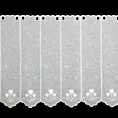 Tkanina firanowa zazdrostka zdobiona haftem drobnych kwiatów Eurofirany