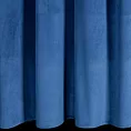Zasłona granatowa zdobiona falbanami z welwetu 140x250 cm przelotka ERIN Eurofirany