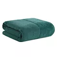 Ręcznik kąpielowy FERO z welwetową bordiurą ciemnozielony 70x140 cm Eurofirany