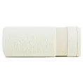 Ręcznik do rąk 30x50 cm bawełniany kolor kremowy z ozdobną bordiurą 500 g/m2 NESSY Eurofirany