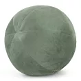 Poduszka dekoracyjna w formie kuli średnica 24 cm welwetowa oliwkowa GAJA Eurofirany