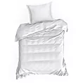 Pościel 140x200 cm bawełniana kolor biały z ozdobną lamówką DIVA 8 Diva Line Eurofirany