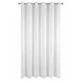 Firana biała z gładkiego matowego woalu 200x250 cm przelotka LUCY Eurofirany