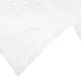 Bieżnik na stół 85x85 cm biały ażurowy OLIVIA w stylu boho Eurofirany