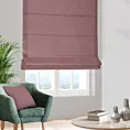 Roleta rzymska DORA - HIT wrzosowa z miękkiej tkaniny o welurowej strukturze