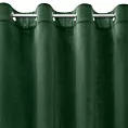 Zasłona ciemnozielona z tkaniny welwetowej 140x250 cm przelotka ROSA Design 91 Eurofirany